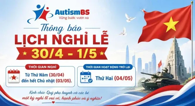 Thông báo lịch nghỉ lễ 30/4 - 1/5