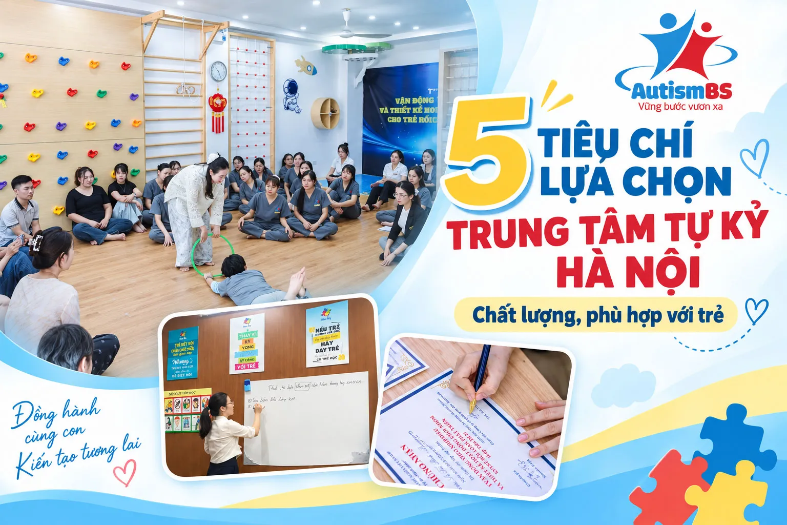 5 tiêu chí lựa chọn trung tâm tự kỷ Hà Nội chất lượng, phù hợp với trẻ.