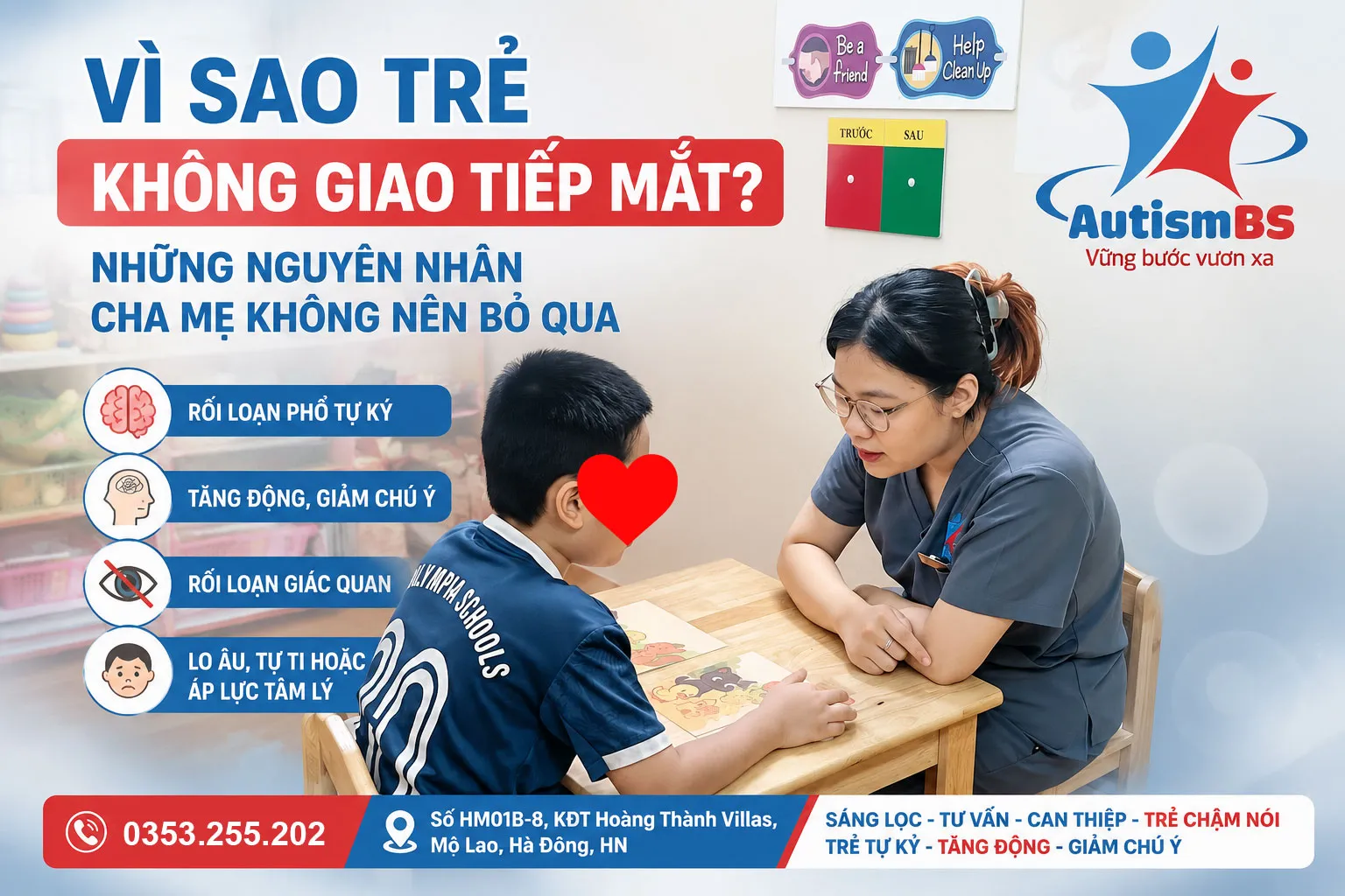 Vì sao trẻ không giao tiếp mắt? Những nguyên nhân cha mẹ không nên bỏ qua.