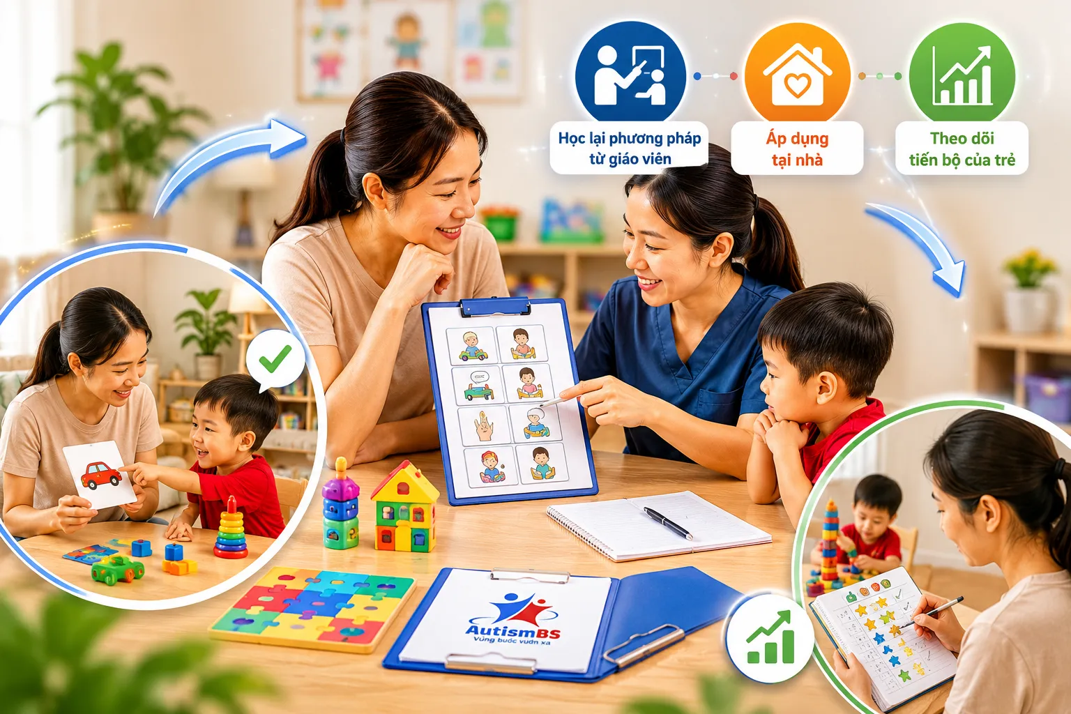 Phối hợp chặt chẽ với trung tâm