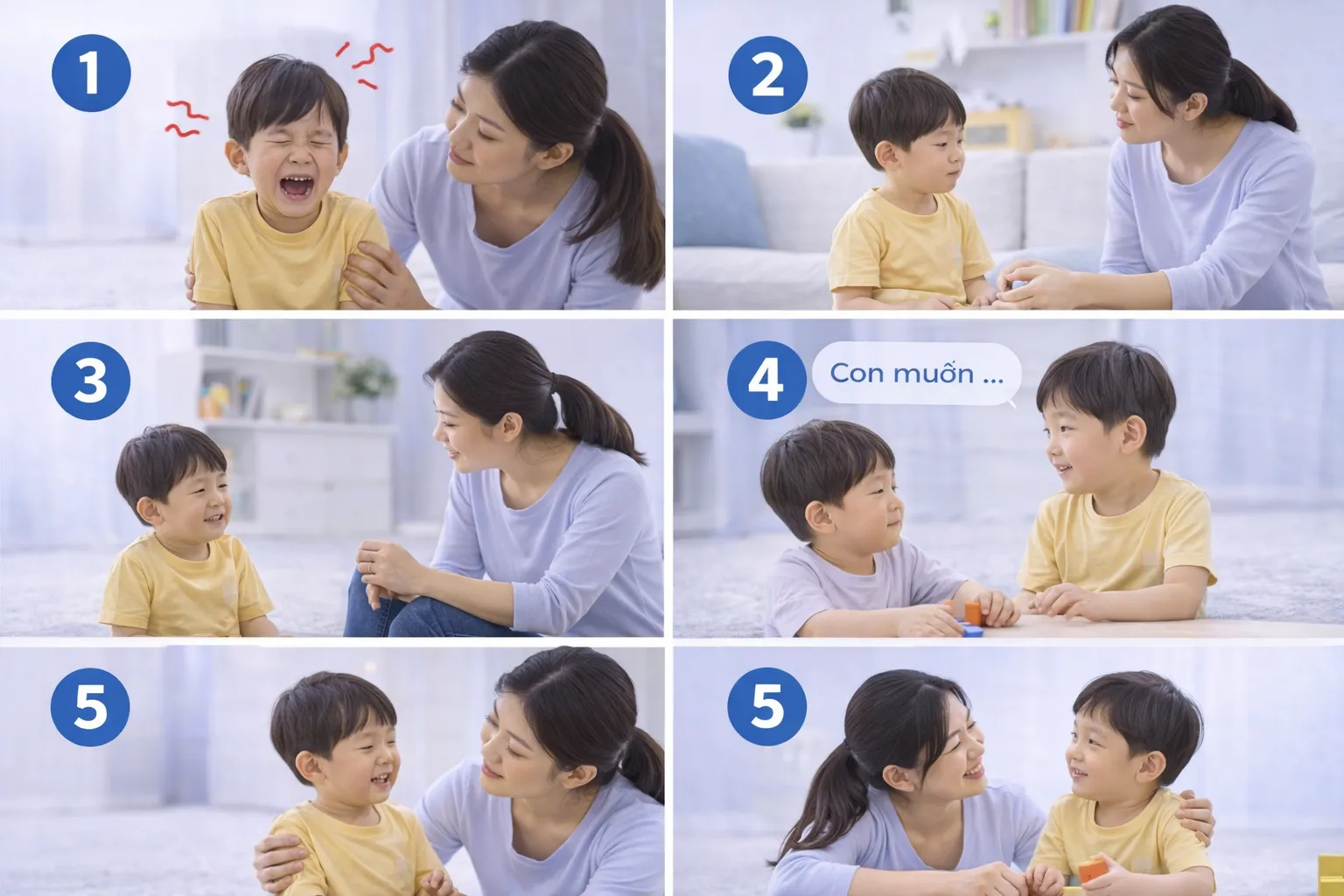 5 bước xử lý khi trẻ ăn vạ (hiệu quả theo phương pháp chuyên gia)