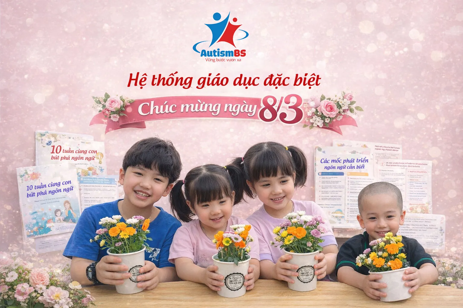Những bông hoa nhỏ - Tình cảm lớn nhân ngày 8/3