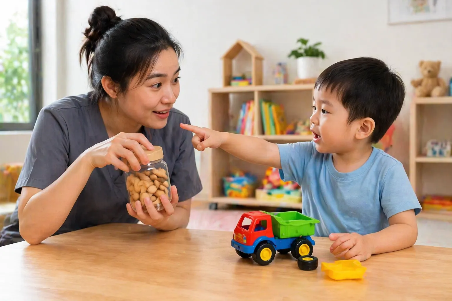  “Giả vờ quên” – Tạo cơ hội để con phải giao tiếp