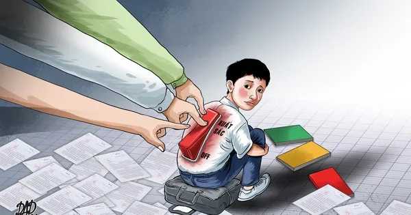 So sánh con với trẻ khác hoặc đặt kỳ vọng quá cao