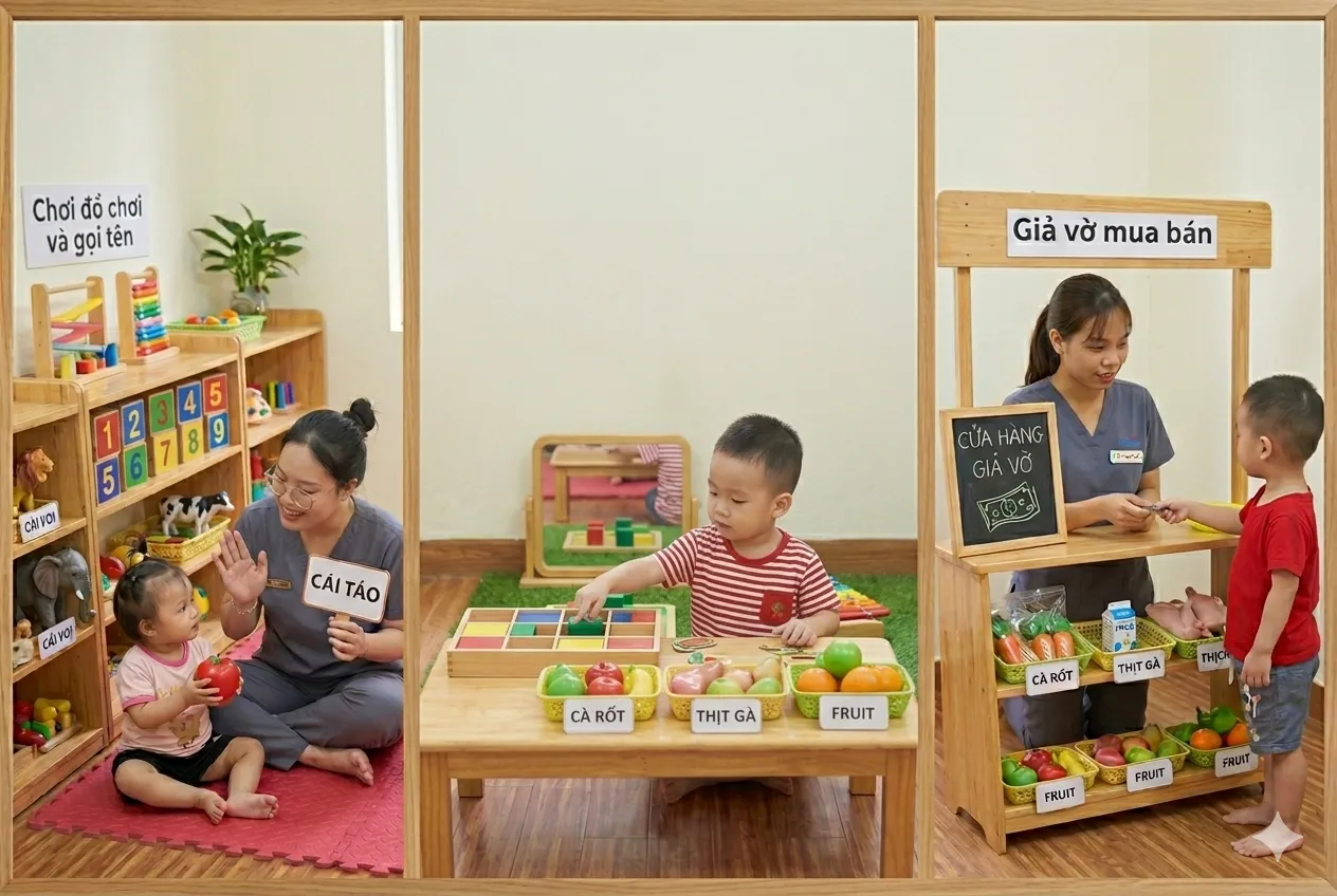 Kết hợp chơi – học