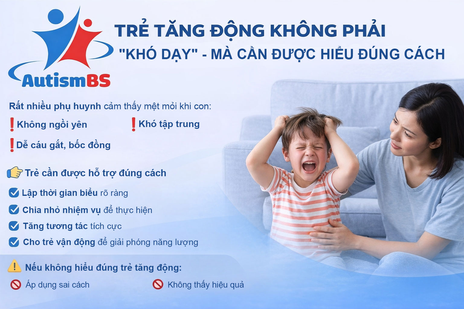 5 Cách Đơn Giản Giúp Trẻ Tăng Động Cải Thiện Hành Vi Ngay Tại Nhà