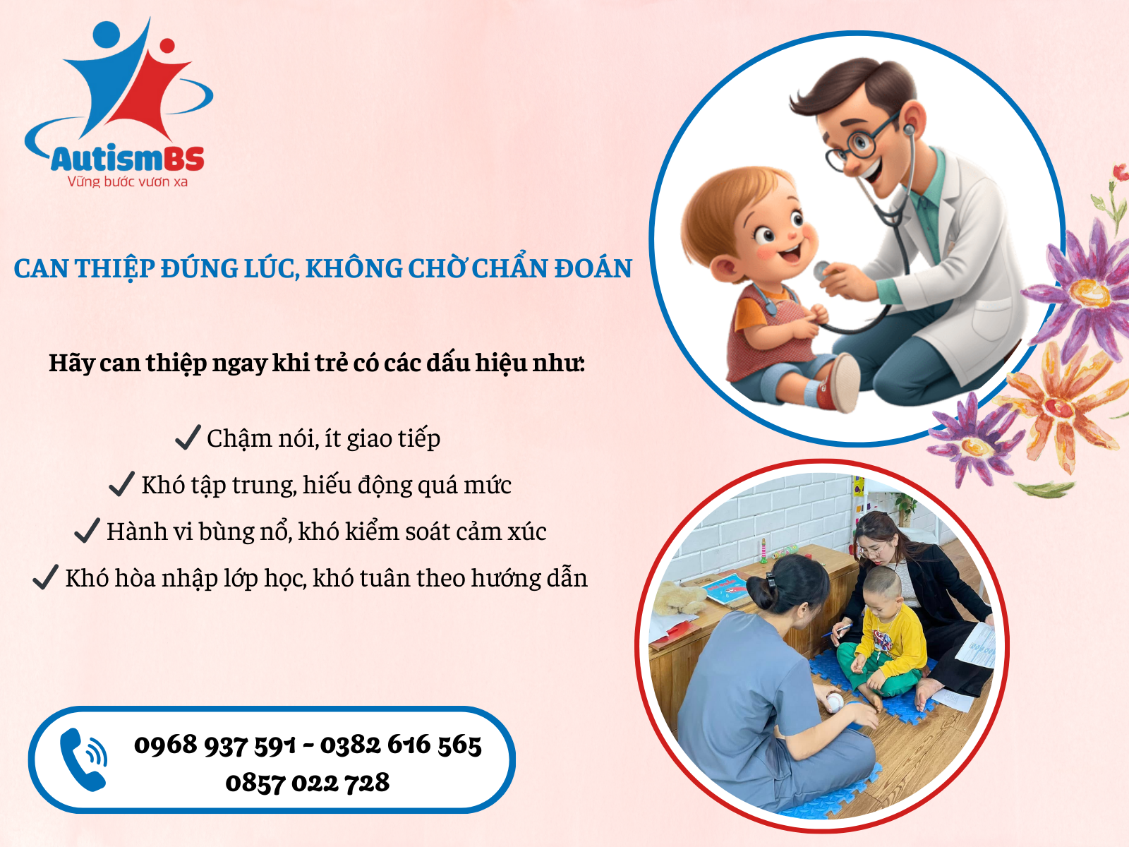 Khi nào nên bắt đầu can thiệp dù chưa có chẩn đoán chính thức?