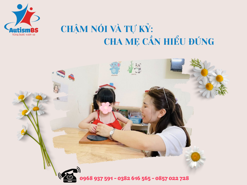 Chậm nói có phải là tự kỷ không? Làm sao phân biệt?