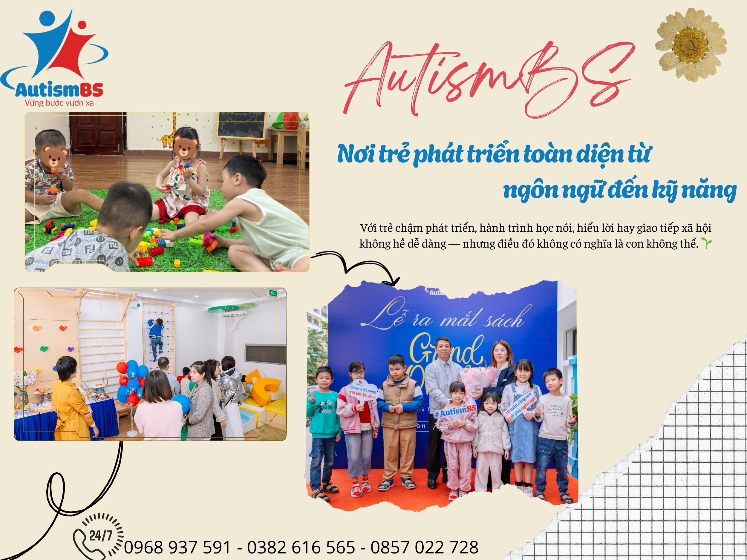 Chương trình giáo dục đặc biệt AutismBS – Hành trình giúp trẻ chậm phát triển vươn lên từng ngày