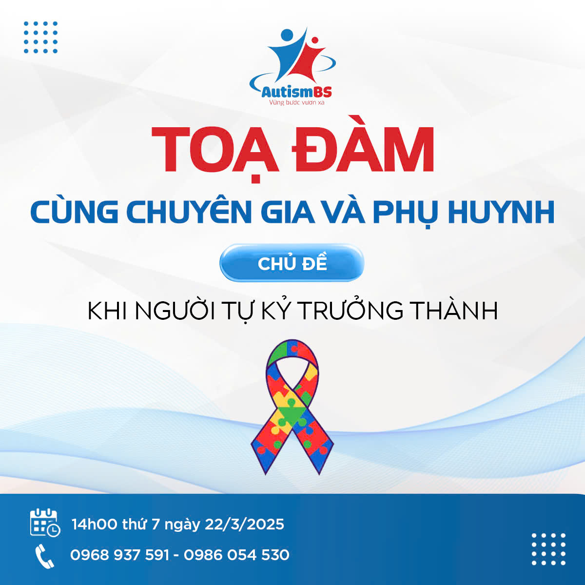 Kế hoạch tọa đàm khi người tự kỷ trưởng thành