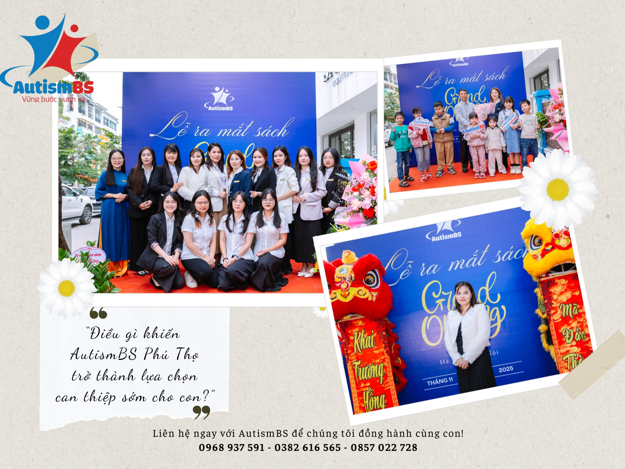 AutismBS Phú Thọ – Trung tâm can thiệp sớm uy tín cho trẻ 3–6 tuổi mà ba mẹ nên lựa chọn