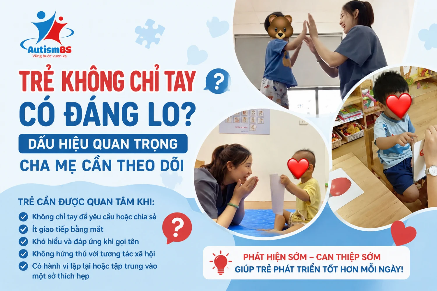Trẻ không chỉ tay có đáng lo? Dấu hiệu quan trọng cha mẹ cần theo dõi