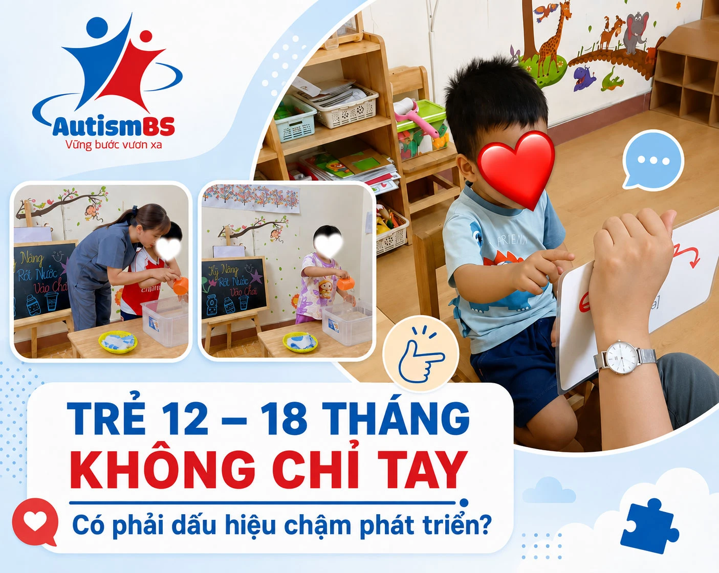 Trẻ 12 - 18 tháng không chỉ tay: Có phải dấu hiệu chậm phát triển?