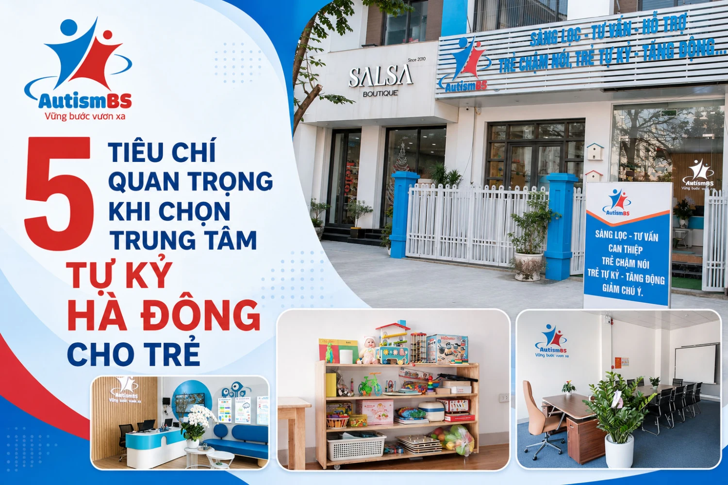 5 tiêu chí quan trọng khi chọn trung tâm tự kỷ Hà Đông cho trẻ